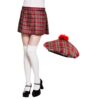 Boland Ensemble écossais pour femme rouge 10270252B Taille Unique