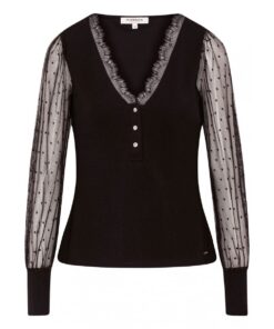 Morgan T-shirt manches longues en plumetis homme hèmismes wink pour quotidien confortable et stylisé