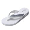JOMIX Tongs Femme Compensées en Caoutchouc Douche Maison Piscine Plage