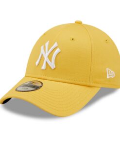 New Era 9Forty Enfants Cap - New York Yankees Jaune pour enfants en automne et hiver - Fonctionnelle et Stylin' - Taille