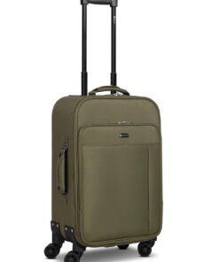 CHECK.IN Valise cabine pour homme et femme - Poignée télescopique et double roulettes - 35 x 22 x 55 cm