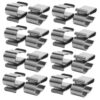 Toyvian Clips Photovoltaïques En Acier Inoxydable Pour Installation Solaire Professionnelle Clips Câbles Résistants Anti