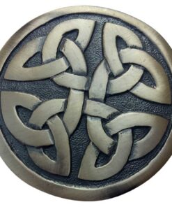 Broche celtique écossaise finition antique 5 cm, accessoire traditionnel Highland homme femme, renaissance mariage Bro