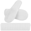 Encuryna Lot de 10 paires de pantoufles jetables unisexes - Antidérapantes - Idéales pour voyage, spa et hôtel - Taille