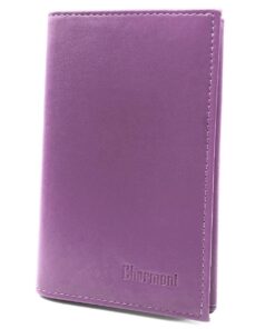 Etui Charmoni Porte-Papiers Voiture - 3 Compartiments - Carte Grise Permis de Conduire Pièce d'Identité Assurance (Vache