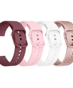 Mugust 3Pack Bracelets de Montres Silicone 20mm 22mm, Remplacement Dégagement Rapprt pour Femme et Homme (20mm, Pack A)