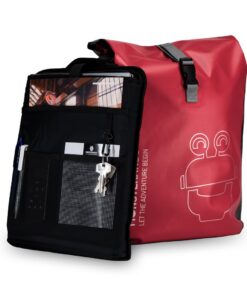 MONSTERANDO Sac de vélo 3 en 1 imperméable et réfléchissant - Sac de rangement idéal et pratique - Idéal pour vélos de v