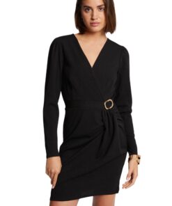 Morgan Robe Femme Élégante - Soirée Costume, Tissu Lisse et Silhouette Moulante - Taille S à L