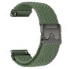 Bracelet en nylon tissé 20mm pour Garmin/Amazfit/Galaxy/Huawei, unisexe avec boucle parachute quickly reversible Bracele