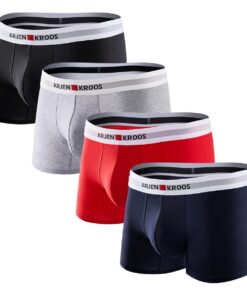 Boxer Casey Kevin Homme Coton Peigné 60 Fils - Caleçon Homme Lot de 4 - Sans Étiquette