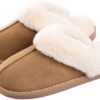 Sisttke Pantoufles Mousse à Mémoire pour Femmes et Hommes - Confortable, Antidérapant, Hiver Maison Intérieur et Extérie