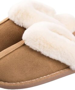 Sisttke Pantoufles Mousse à Mémoire pour Femmes et Hommes - Confortable, Antidérapant, Hiver Maison Intérieur et Extérie