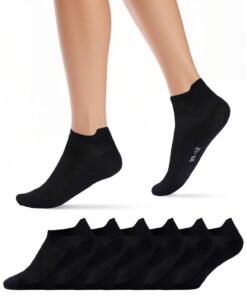 Chaussettes Running Effeft Lot 6 Paires Basses Courtes Sport Respiration Anti Ampoules Homme Femme | Anti Transpiration
