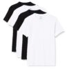 Athena Athena - T-shirts Homme Col V 100% Coton Bio Label OEKO-TEX® - Hypoallergénique, Lot de 4 - Maillots de Corps Cer