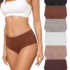 Levao Culottes Femmes Haute Taille InvisiblesSans Couture Bikini Confortables