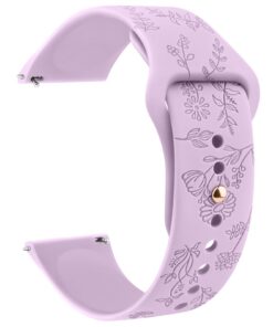 Bracelets gravés Wanme FloralImperméables HommeFemme 2022mm Réglables Rapide-Dégagement