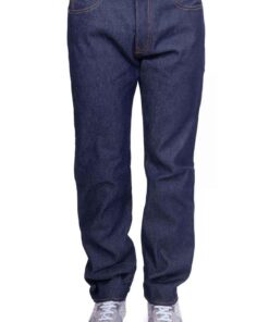 Levi's Jeans Homme 501 Original avec lisière - Bleu foncé - Taille 34 - Classique en denim - Durabilité et confort assur
