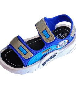 Sandales d'été pour garçon et enfant - Chaussures pieds nus - Sandales de trekking