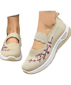 Générique Chaussure Orthopédique Femmes Sport Confortable et Chic pour l'Eté Antidérapantes et Plateforme
