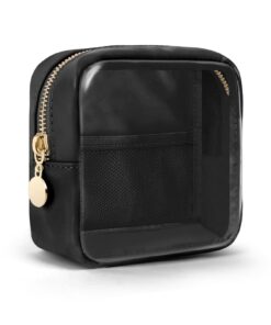 Aucuu Trousse de Toilette Transparente Imperméable Sac Cosmétique Organisateur de Voyage pour Femmes Filles Aucuu Trou