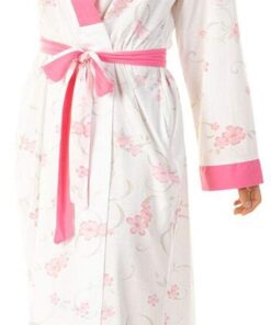 Robe de chambre Lady Olga en jersey de polycoton longue Taille 38-52