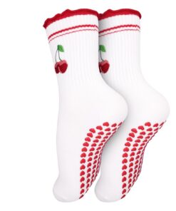 Zidoley Reformer Chaussettes de Pilates femme antidérapantes yoga antitrépidantes sport danse