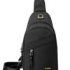 Zhongningyifeng Sling Sac à bandoulière imperméable et léger pour hommes et femmes - Petit et Casual - Sélectionnée par
