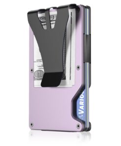Portefeuille E-Ink personnalisable ALLILUYAA - Porte-cartes RFID bloquant avec écran e-ink pour hommes minimalistes (Mod