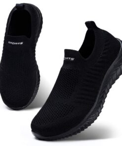 HKR Basket Femme Respirantes Légères Chaussures de Running pour Travail et Marche Sport