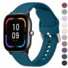Bracelet Wanme Amazfit GTS 4 e/mini 20 mm souple pour Amazfit GTS 2e/mini, fonctionnalités et confort pour sportifs, spé