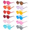 Dogmoon - Lunettes de soleil rondes amusantes sans monture (12 paires) pour homme et femme - Accessoire de costume (12 c