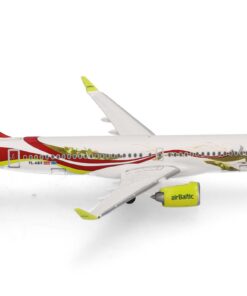 Herpa Avion Miniature airBaltic Airbus A220-300 50th A220 - YL-ABX, 1:500 Échelle Objets de Collection, Modèle Métal USA