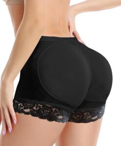 SOLO ACTFIT Remontaute Fessiers Femme Sculptante Invisible Culotte Rembourrée Push Up Coulissant Culotte Gainante avec C