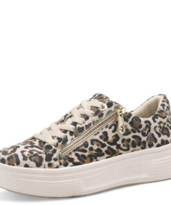 Tamaris Comfort Baskets Plateformes Femme Éclaircissons-Vous la Chaussure Avec Fermeture Éclair Femmes Basses Tamaris