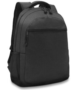Waytex 71066 Sac à Dos pour Ordinateur 17" - Noir, Imperméable et Comportant une Poche Avant Zippée, Bretelles Respirant