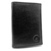 Portefeuille Charmoni HommeProtection Anti RFID 3 Volets 6 Cartes Noir