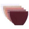 Les Pockets Ecodim Culottes Femme Lot de 5 Couleur Multicolore Coton Élasthanne Ceinture Confort Invisibles Sous les Vêt