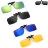 GotYou Clip Solaire 4 Pièces Polarized Sunglasses pour Conduite et Sports Outdoor