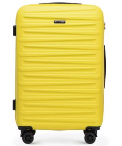 WITTCHEN Skyspeed Line Valise à Coque Dure ABS | Valise Moyenne pour Voyage | Serrure à Combinaison | Poignée Télescopiq