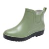 Bottes d'équitation courtes encaustiquées pour femme - Bottes imperméables antidérapantes - Chaussures légères - Taille