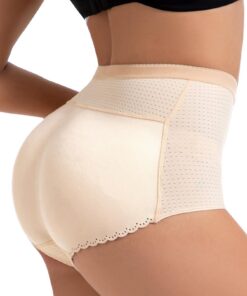 Titre SEO optimisé : Culotte Push Up NingMI Femme Remonte Fesse Amincissante Gaine Butt Lifter Hip Pads