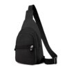 Aucuu Sac de Poitrine Femme Multifonctionnel Violet/Noir