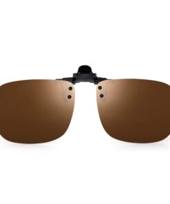 JM Polarisé Clip Lentille Flip Up Lunettes de Soleil sans Cadre pour Usagers Actifs en Plein Air