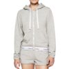 Calvin Klein Hoodie Sweatshirt Femme Casual Comfortable Full Zip (Lot de 1)