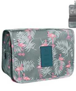 Sac de Voyage en Toile Étanche HCFGS, Ideale pour Homme et Femme, Sac à Trousse de Maquillage Portable et Réutilisable