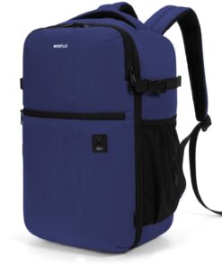 ECOHUB Sac à Dos Cabine Ryanair Bleu 20L Portable Femmes Hommes VoyageGlobal Recycled Standard ECOHUB Bagage Cabine Po