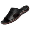 Chaussures de plage respirantes Nouvelles pantoufles en cuir Homme bordure surdimensionné 48 Yards bottes imperméables r