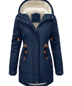 RITOSTA Manteau Femme Hiver Chic Parka Chaud Veste Polaire Manteaux à Capuche Epaisse Blouson Mi Longue Casual Outercoat