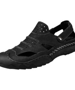 Chaussures d'extérieur confortables pour hommes : squelette respirant, fond souple antidérapant, randonnée décontractée