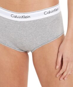 Calvin Klein Jeans Culottes et Strings Boyshorts Taille Grise Heather